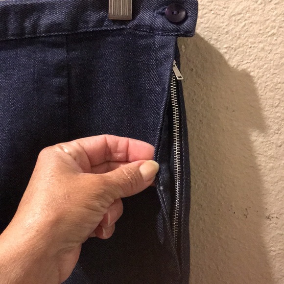 Dark Blue Vintage Retro Denim Jeans - Picture 7 of 16